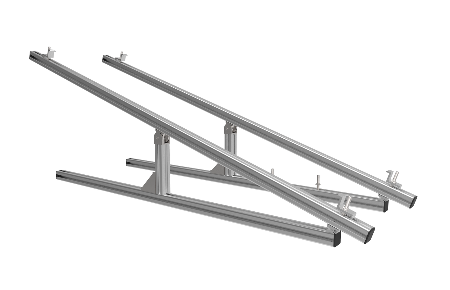 Balkon- Haken Montagehalterung Set-verschiedene Varianten der Montage möglich für 2 Module